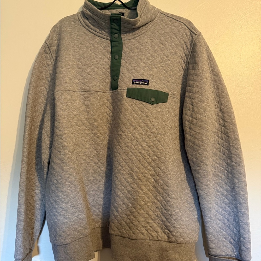 Patagonia Organic Cotton Snap T Pullover- wm’s XXL - Picture 2 of 4